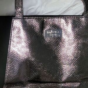 NWOTs Jimmy Choo Parfums Black & Metallic Weekender Tote Bag.